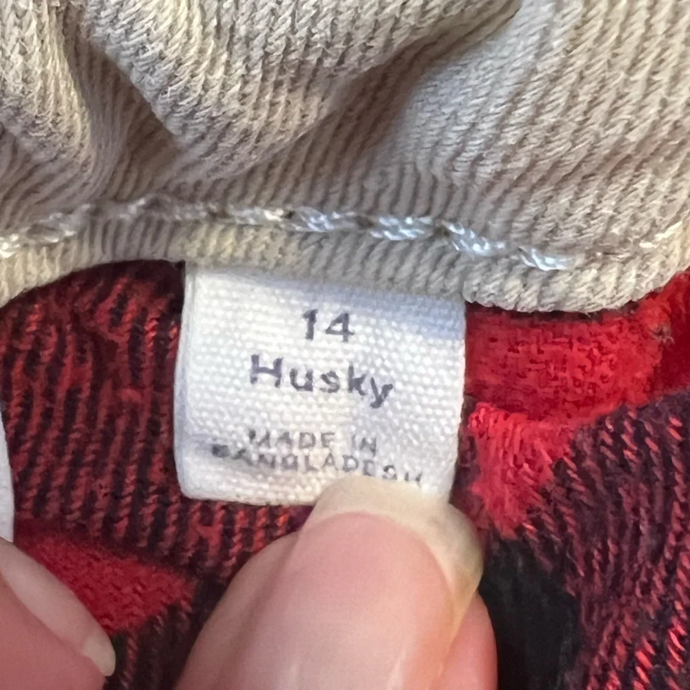 Gap Kids Flannel Lined Chino Pants Size Kids 14 Husky Color Tan